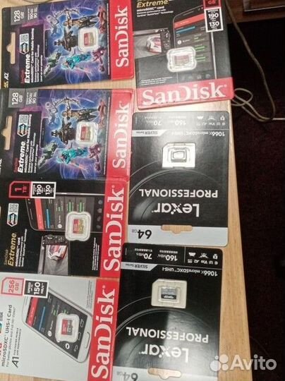Карта памяти micro SD 64 - 1000 Gb (1Tb). Оригинал