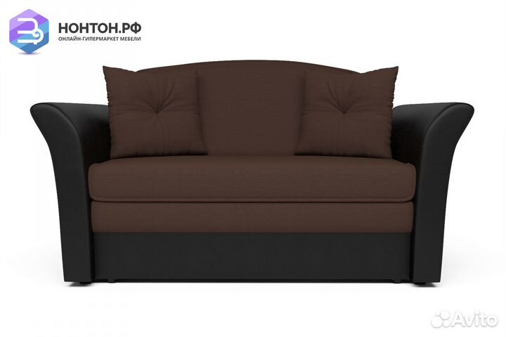 Диван выкатной Малютка 2 коричневый