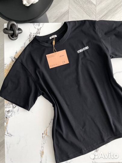 Футболка Miu Miu стильная