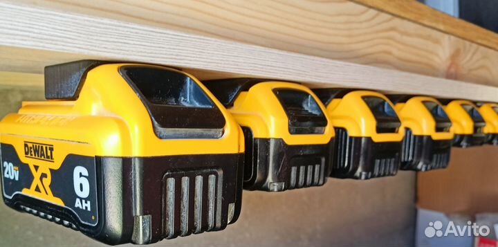 Dewalt держатели для акб и инструмента 6 шт