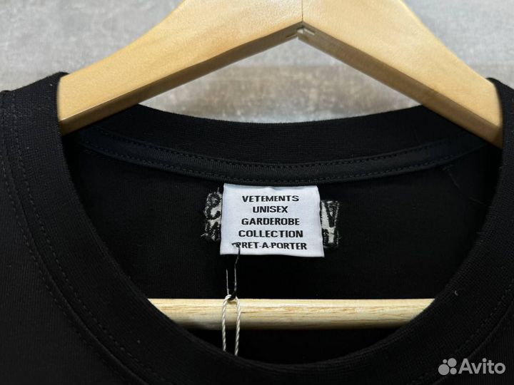 Футболка Vetements Оверсайз Оригинал-качества