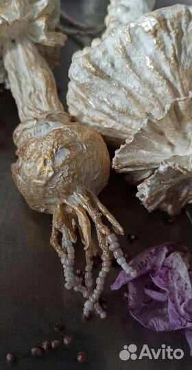 Грибы Гиацинты ручная работа Подвеска