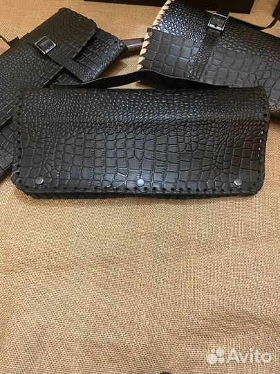 Топор Варяг+ Нож. Кожаная скрутка