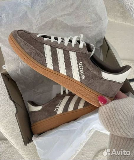 Кроссовки Adidas handball Spezial Brown