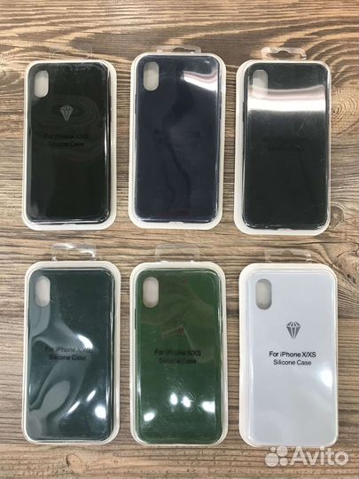 Чехол Silicone case iPhone X/XS