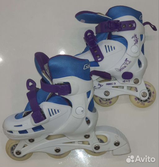 Роликовые коньки детские раздвижные