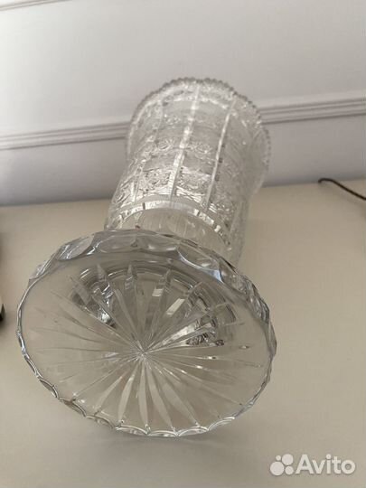 Хрустальная ваза для цветов СССР