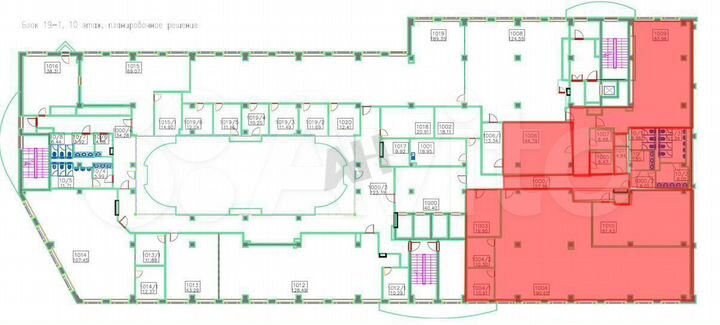 Аренда офиса 571.9 м2 м. Тестовская в цао в