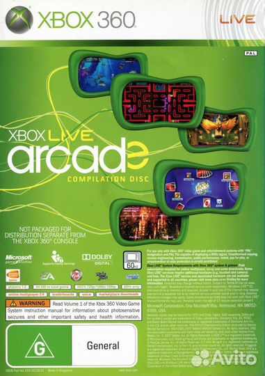 Xbox Live Arcade Xbox 360 анг. б\у