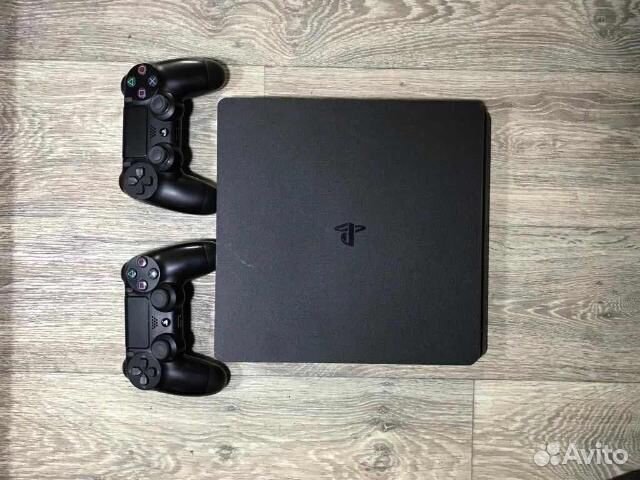Sony PS4 slim 1tb 2 джойстика
