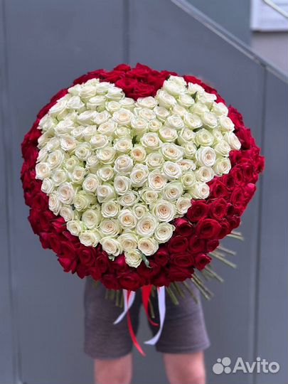 Букет из роз. Букеты гиганты 120 см