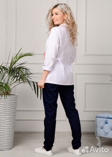 Медицинский халат-жакет женский 46 48