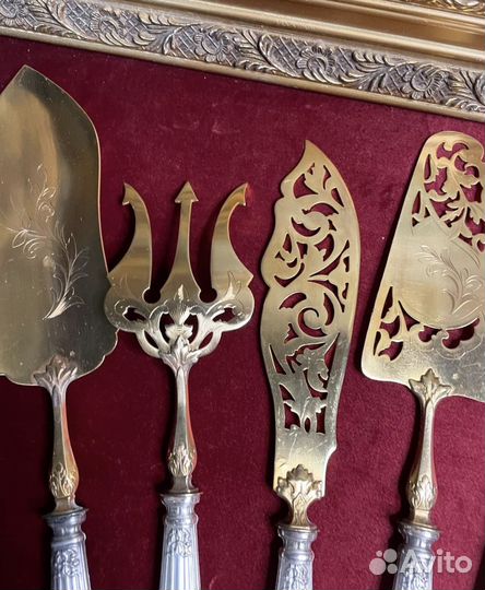 Антикварные сервировочные приборы, франция