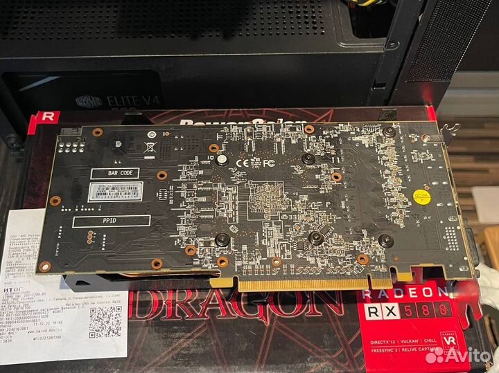 RX 580 8 gb оф гарантия