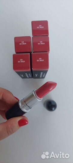 Помада MAC 520 SEE sheer, новая, оригинал