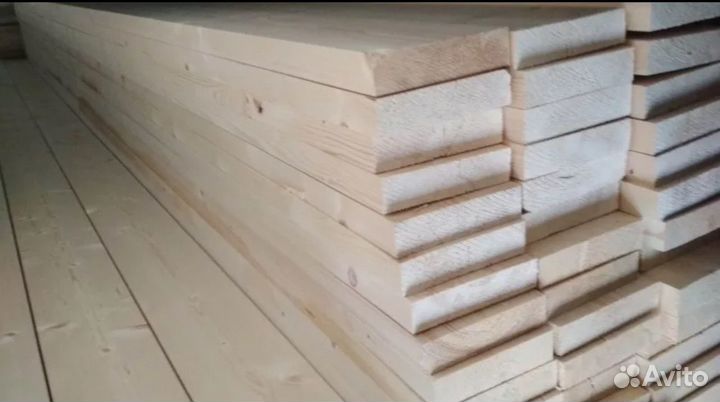 Доска сухая строганная обработанная огнебиозащитой