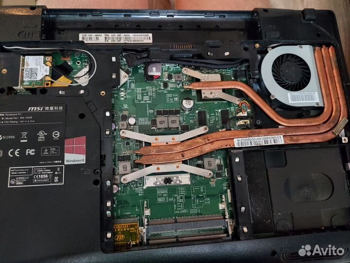 Msi cr61 (на запчасти)