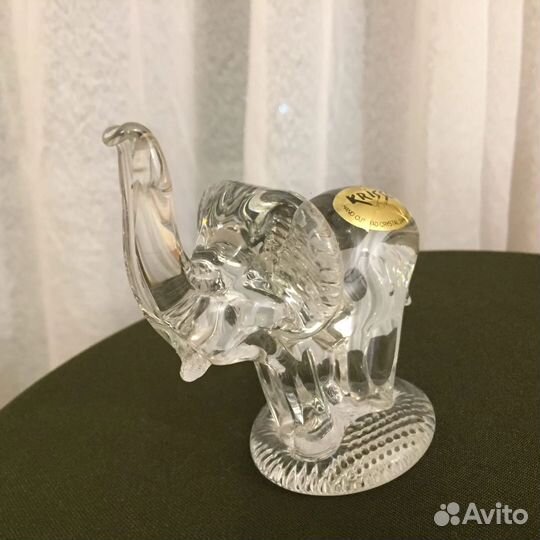 Статуэтка слон хрусталь