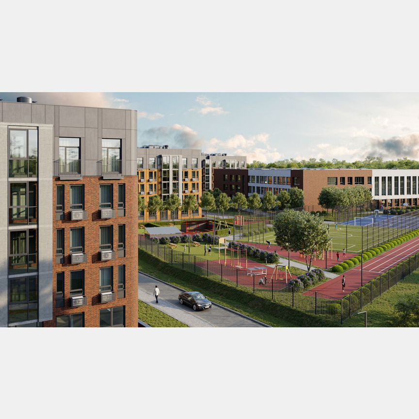 2-к. квартира, 71,6 м², 3/6 эт.