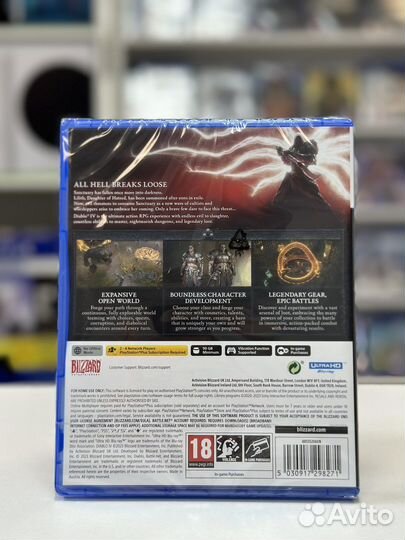 Diablo 4 PS5 (новый) Русский язык