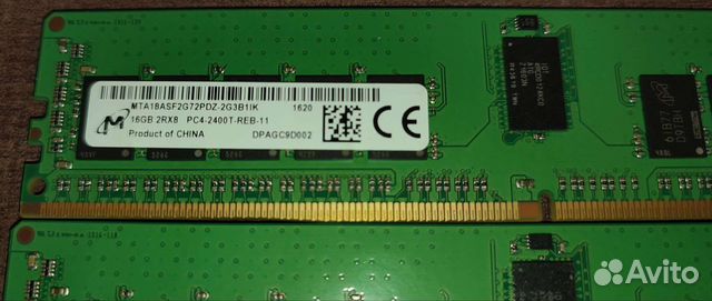 Micron mta18asf2g72pdz-2G3B1