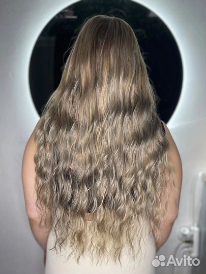 Наращивание волос модель