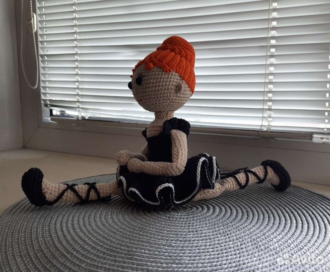 Кукла балерина вязаная ручная работа