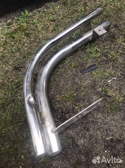 Защита заднего бампера Тойота prado 150