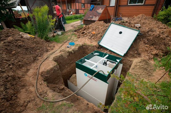 Автономная канализация под ключ для частного дома