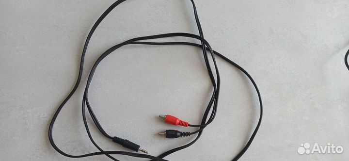 Аудио кабель 3,5 мм джек тюльпаны