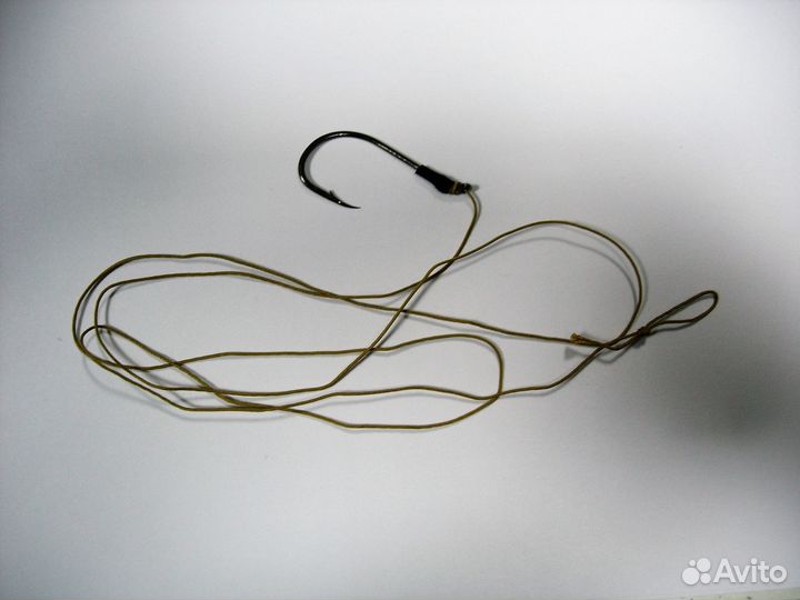 Поводок на сома кр. 5/0 70см 60кг 2шт