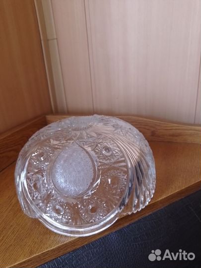 Хрустальная салатница СССР