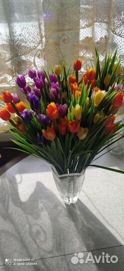 Искусственные цветы тюльпаны