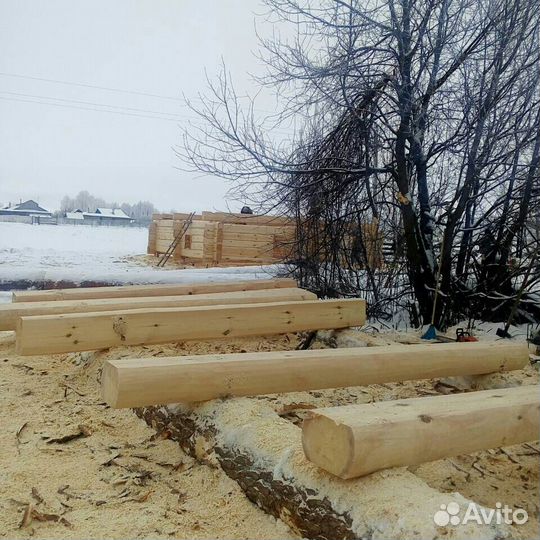Сруб из лафета 7м*8м