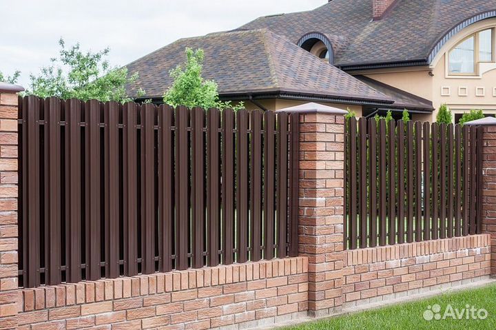 Установка монтаж забора и ворот