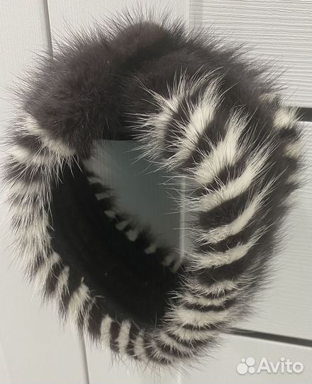 Норковая повязка на голову