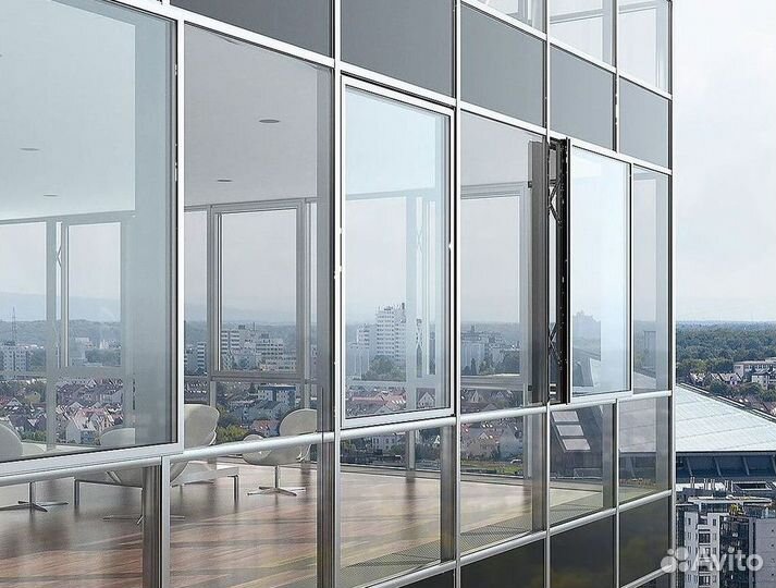 Окна панорамные окна алютех