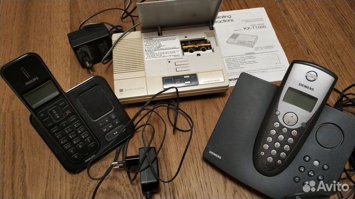 Телефоны Philips, Siemens и автоответчик Panasonic