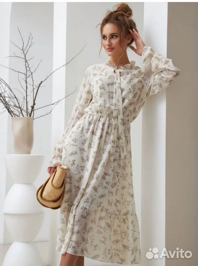 Платье женское миди