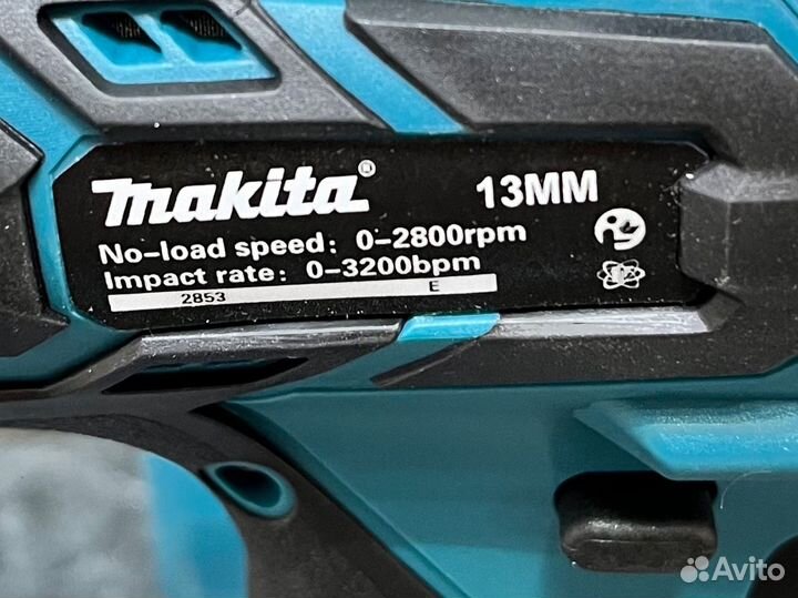 Аккумуляторная дрель шуруповерт makita 13мм