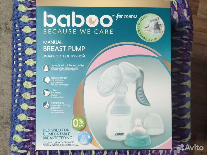 Молокоотсос baboo ручной