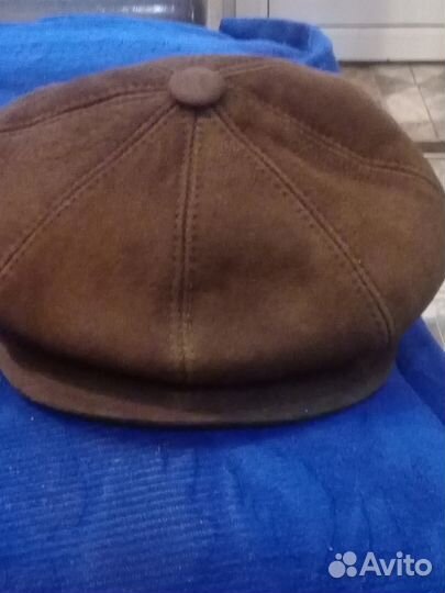 Кепка дубленая мужская