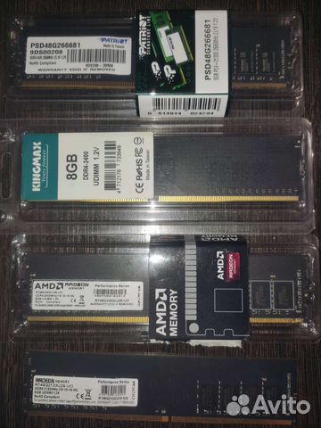 Оперативная память новая DDR3 и DDR4