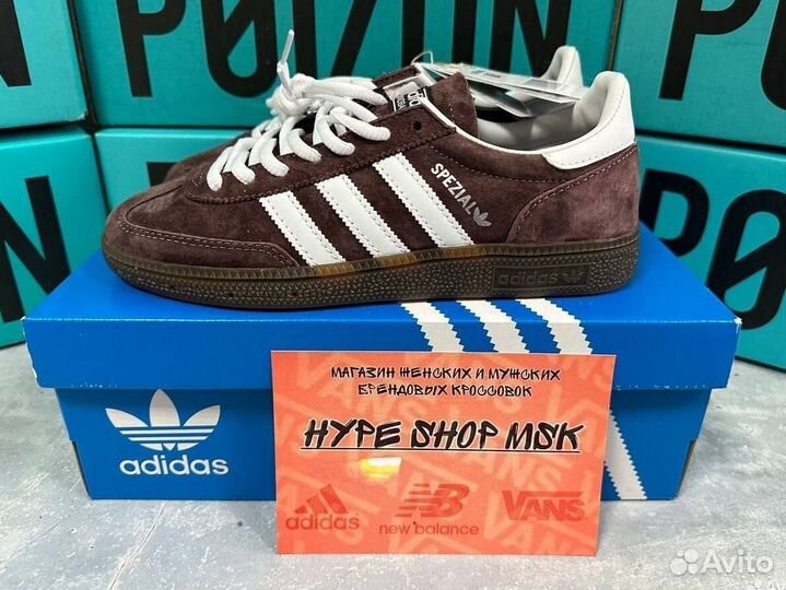 Кеды Adidas Handball Spezial Brown Chocolate