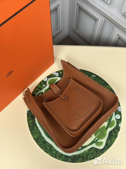 Кожаная женская сумка hermes