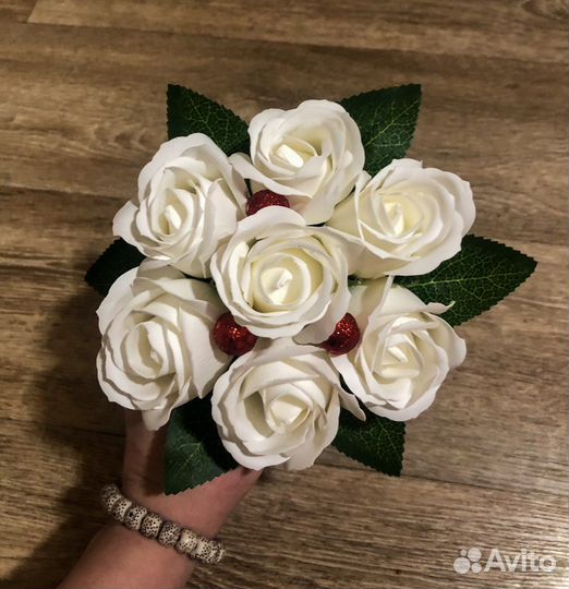 Букет мыльных роз. Мыльные розы