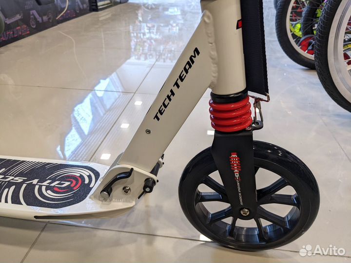 Самокат складной Tech Team City Scooter Белый