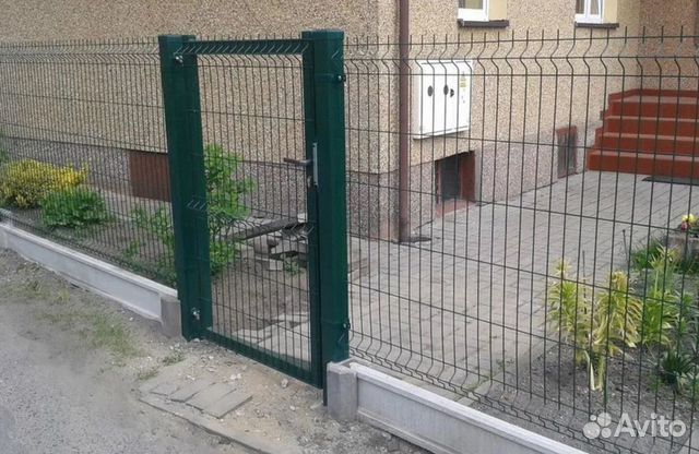 Металлический забор в ростове на дону. 3д забор.