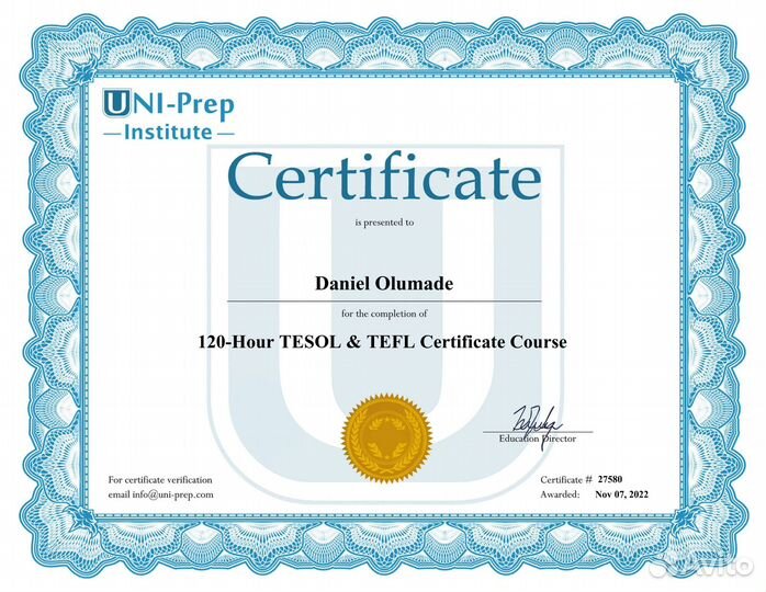 Репетитор по Английскому языку носитель (онлайн)