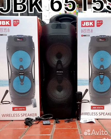 Блютуз колонка, большая, аккумуляторная новая